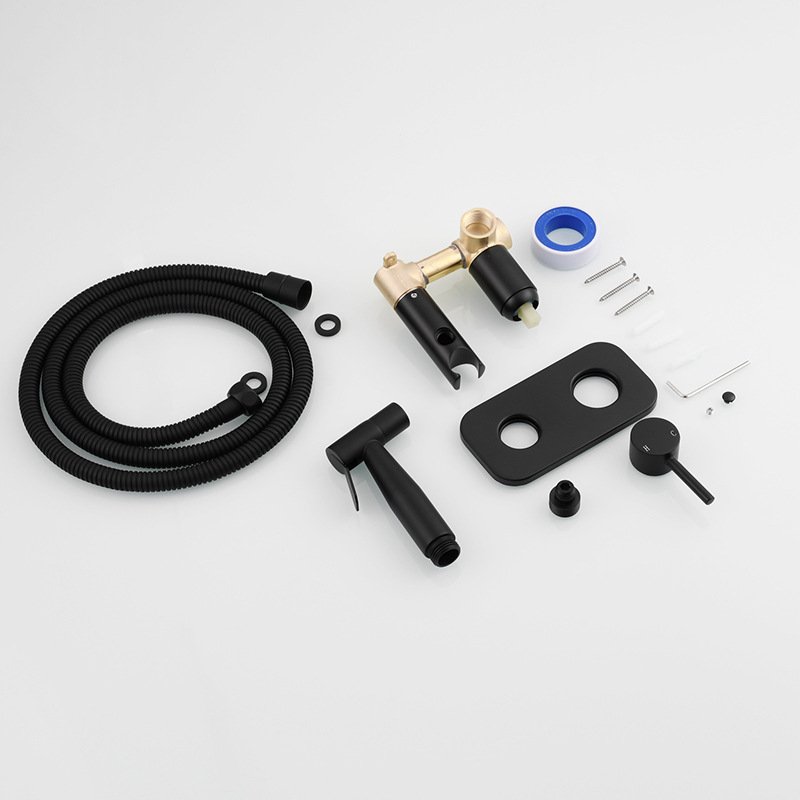 Toilet Wc Jet Shattaf Bidet Spray Muslim Handheld Sprayer Health Faucet Mixer Shower Tap Set With T-Valve For Woman Toilet