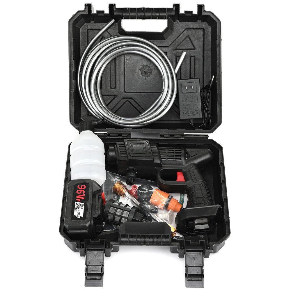 Portable High Pressure 12V 24V 48V 96V Car Washer Gun Cordless Electric Car Cleaning Machine Lithium Battery