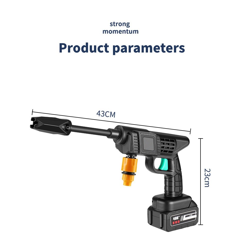 Rechargeable 300W High Pressure Water Gun Automatic Car Washer Machine Wireless Electric Car Washer
