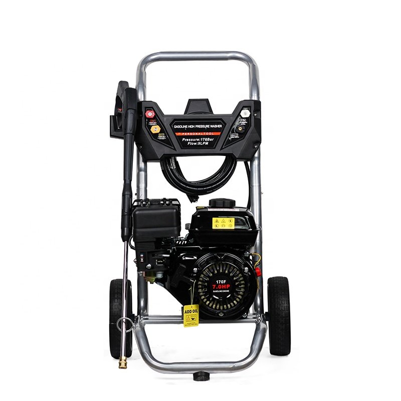 Bison(KP) BS-170D-SP Gasoline 5.1KW High Pressure Car Washer Portable Power Washer
