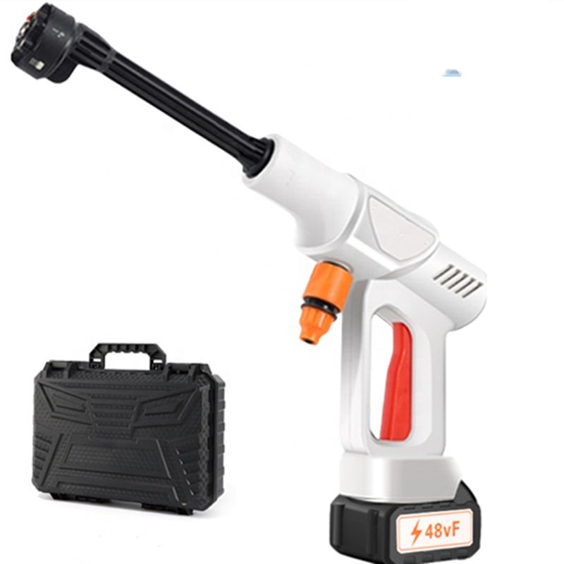 Cordless Portable High Pressure Electric Car Washer Gun With 21V Rechargeable Battery Power Washer