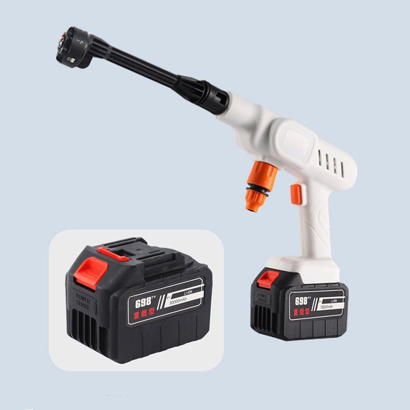 The Flowers Foam Gun ODM Portable Car Washer Tools Kit Cordless Powerful High Pressure Wireless Car the bike Car Cleaning Washer