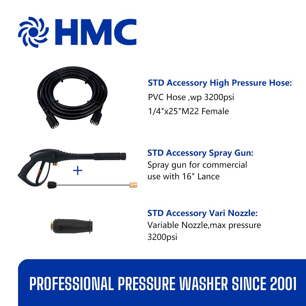 HMC Easy carry on portable powder coating steel frame 150bar car pressure washer with Axial Pump for Car Cleaning
