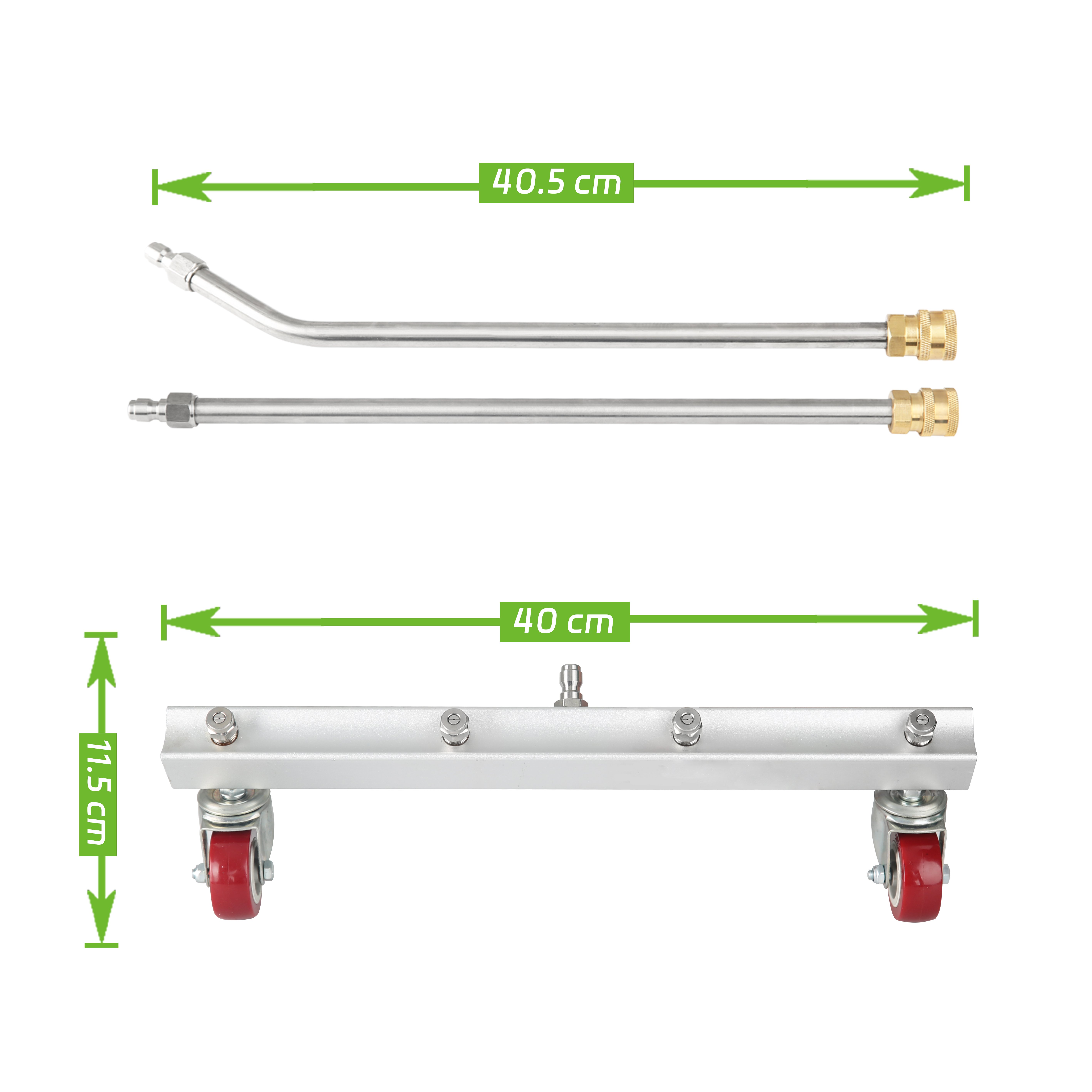 SPS Water Broom Car Cleaning Pressure Surface Washer Undercarriage Cleaner
