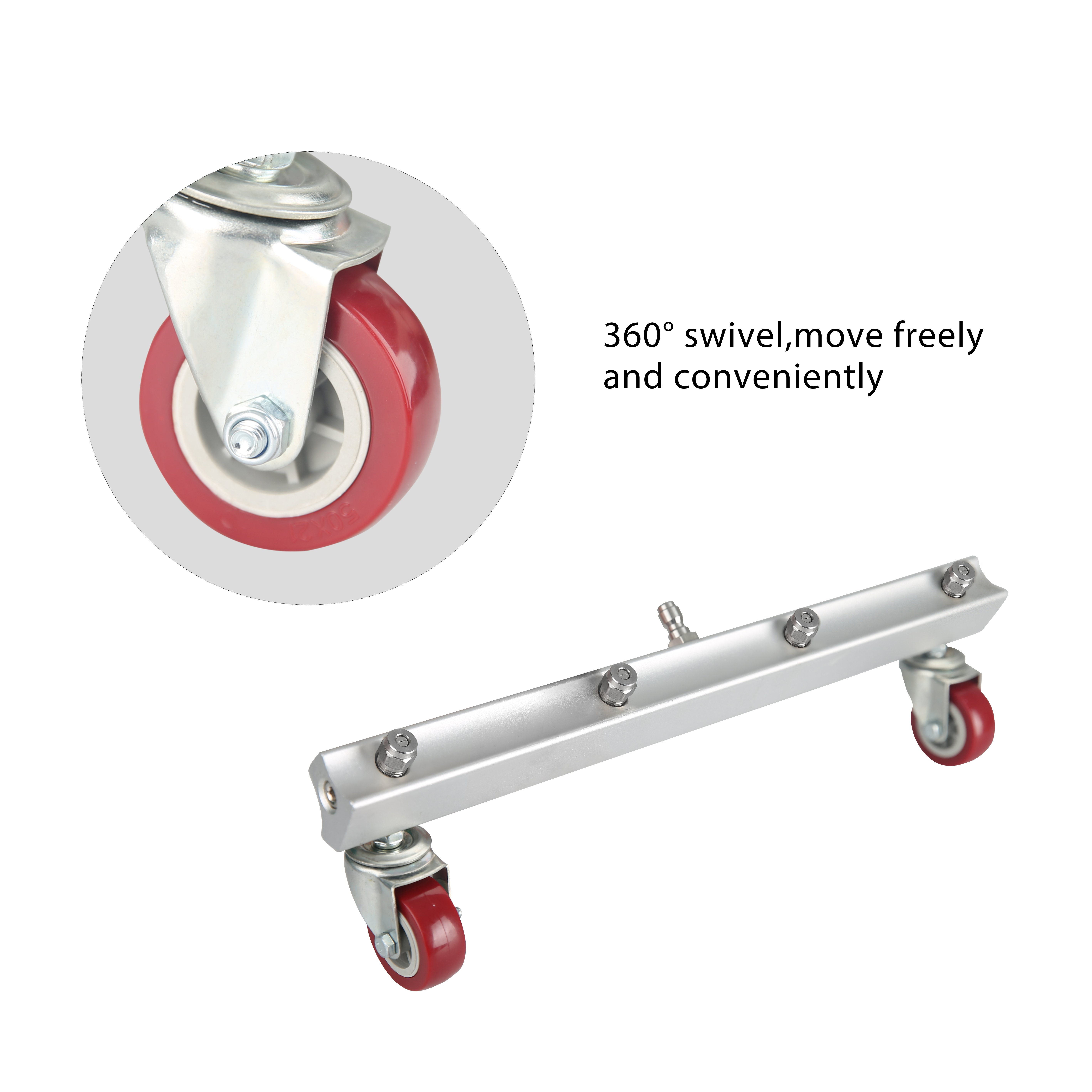 SPS Water Broom Car Cleaning Pressure Surface Washer Undercarriage Cleaner