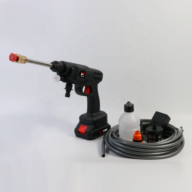 High Pressure Lithium Battery Car Wash Machine Pressure Washer Wash Sprayer Gun Car Washer Electric Car Washer High