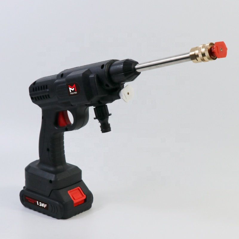 High Pressure Lithium Battery Car Wash Machine Pressure Washer Wash Sprayer Gun Car Washer Electric Car Washer High
