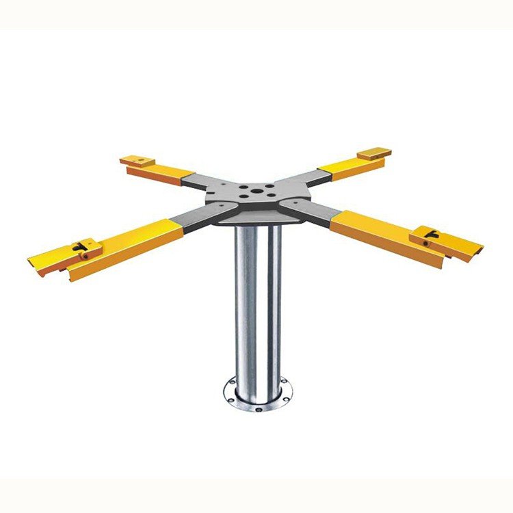 3.5 T inground one post car washer lift single cylinder hoist garage equipment