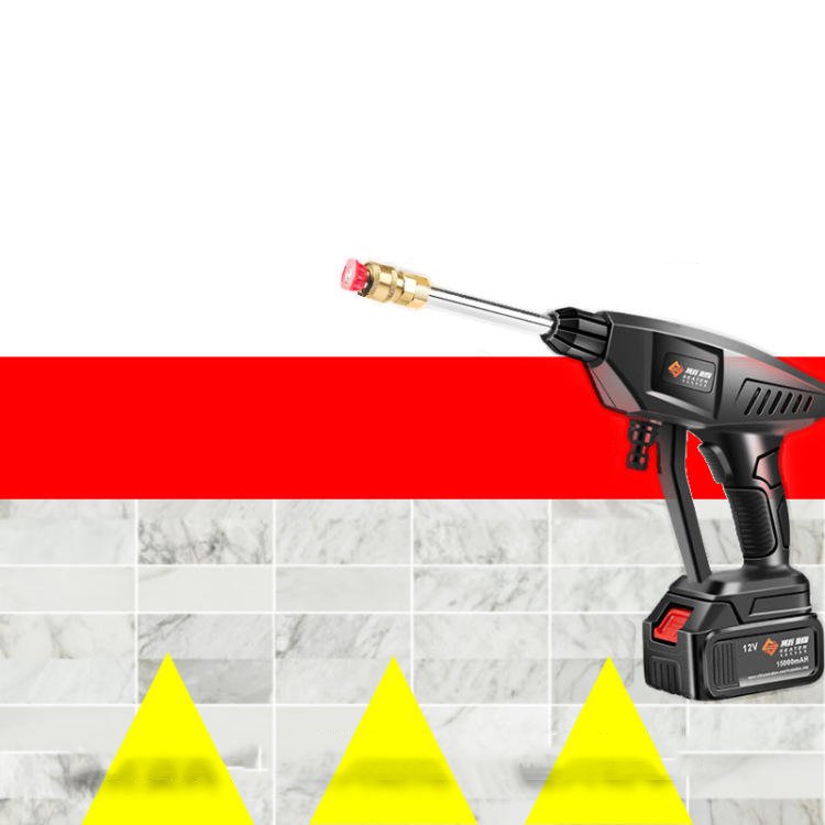 2024 Portable 18v Cordless Electric Car Wash Gun High Pressure Water Gun With Rechargeable Battery Car Washer