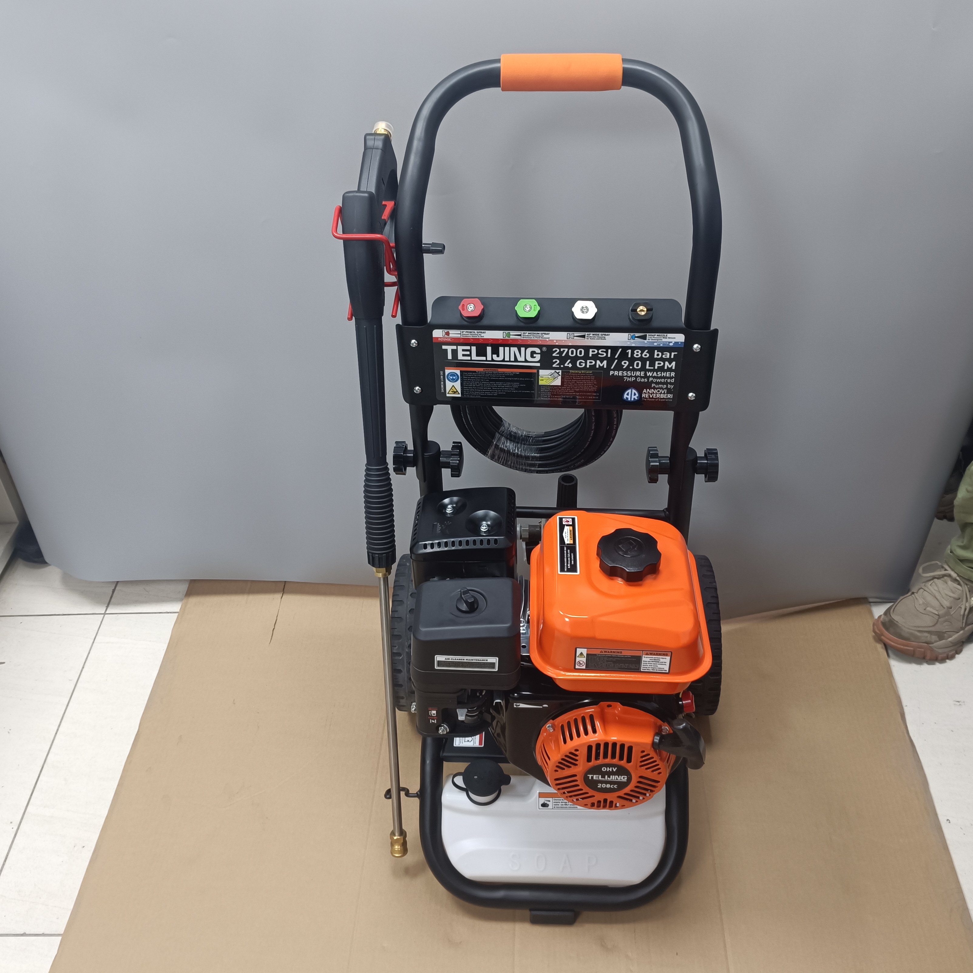 OEM Factory AR pressure pump 3300PSI/227Bar Gasoline Power Value 220v electric high pressure Cleaner Water jet washing machine