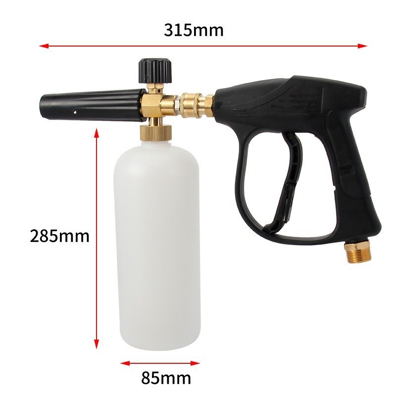 Lingzhen High Pressure Car Cleaning washing spray water Gun aluminium Plastic garden Pressure Washer Kit
