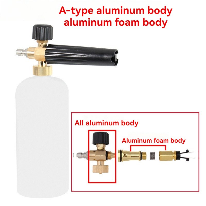 Lingzhen High Pressure Car Cleaning washing spray water Gun aluminium Plastic garden Pressure Washer Kit