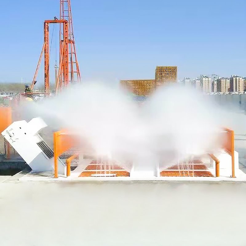High Pressure Automatic Construction Site Sludge Tank Truck Car Washer Washing Machine