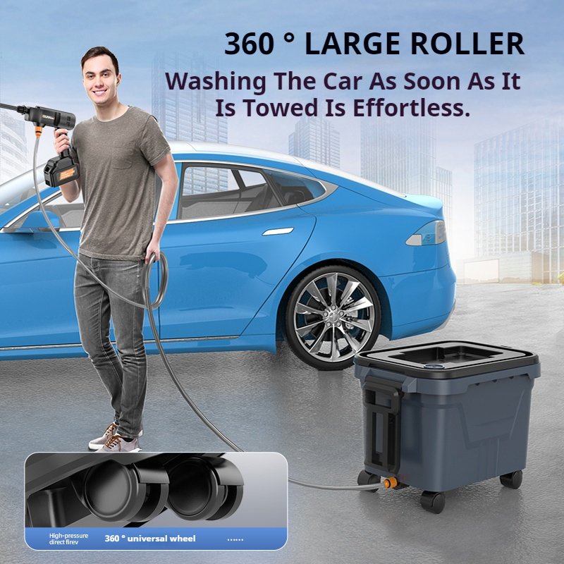 Long Working Life Water Brushless Car Washer Lithium High Pressure Power Spray Gun