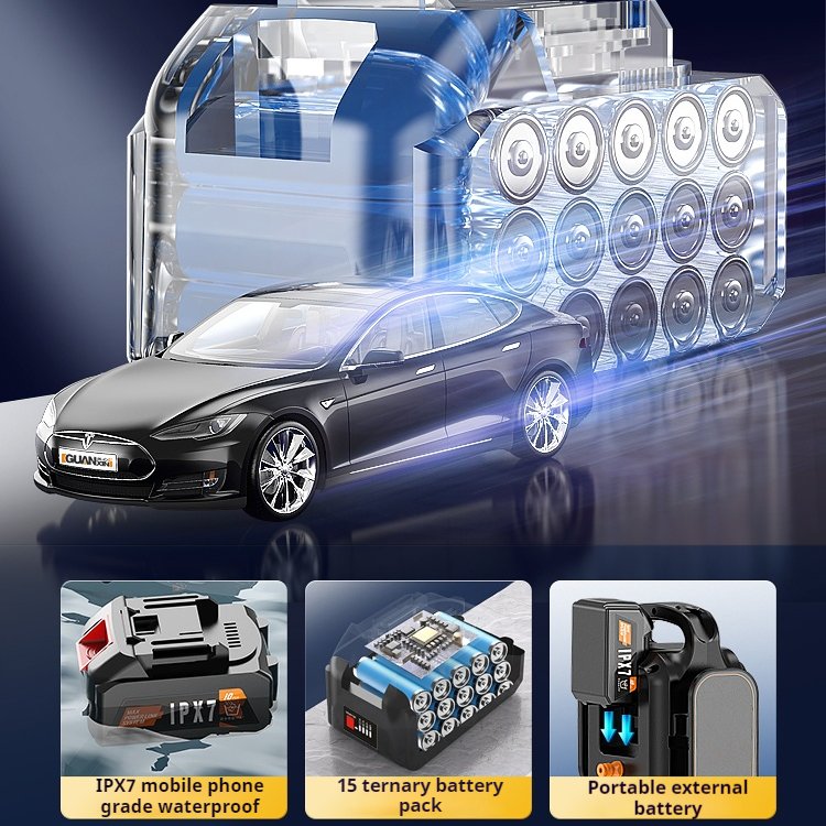 Light Electric Pressure Power Spray Guns Water Lithium Battery Car Washer