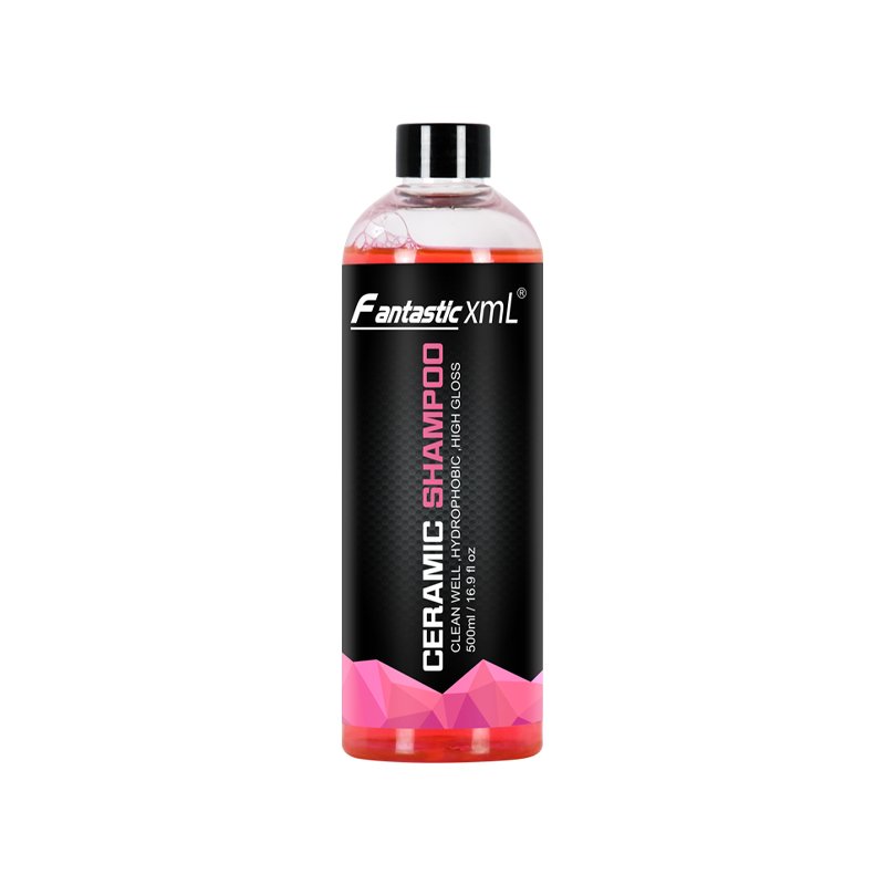 Super High Gloss Hydrophobic Clean 500ml Ceramic Shampoo For Car Wash