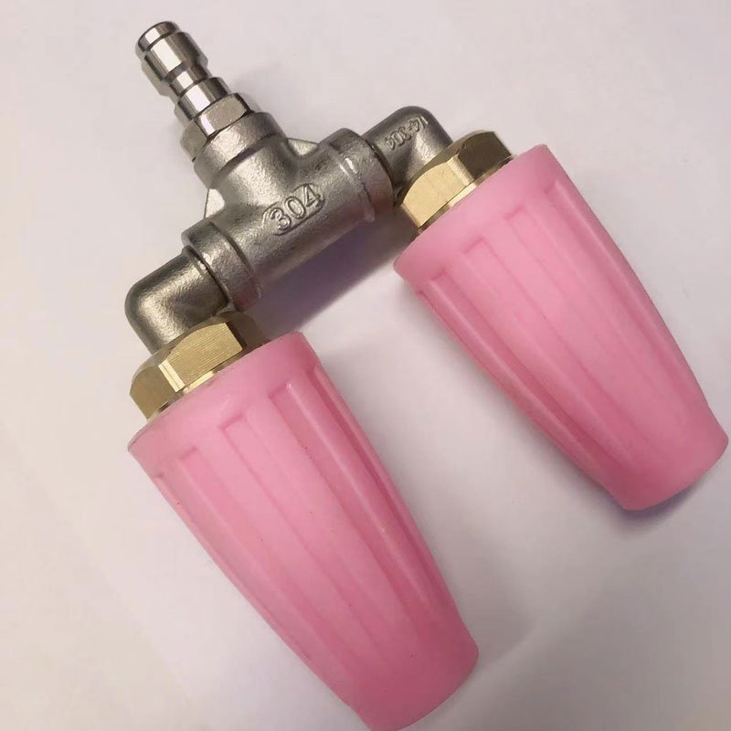 2pcs Rotary Nozzle High Pressure Washer Turbo Nozzle 1/4 Quick Plug 4000PSI For Auto Home Car Cleaning Washing Machine Accessory