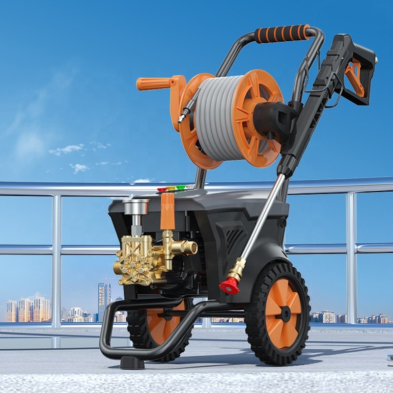 Car washer best high quality 200bar portable powerful home pressure washer car cleaning induction motor high pressure water pump