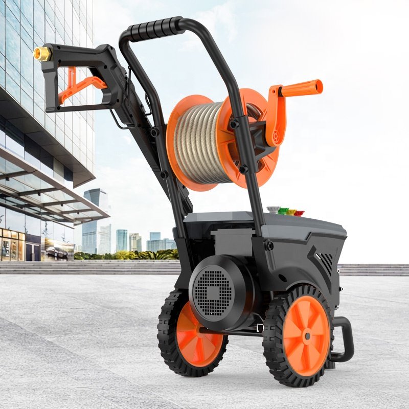 Car washer best high quality 200bar portable powerful home pressure washer car cleaning induction motor high pressure water pump