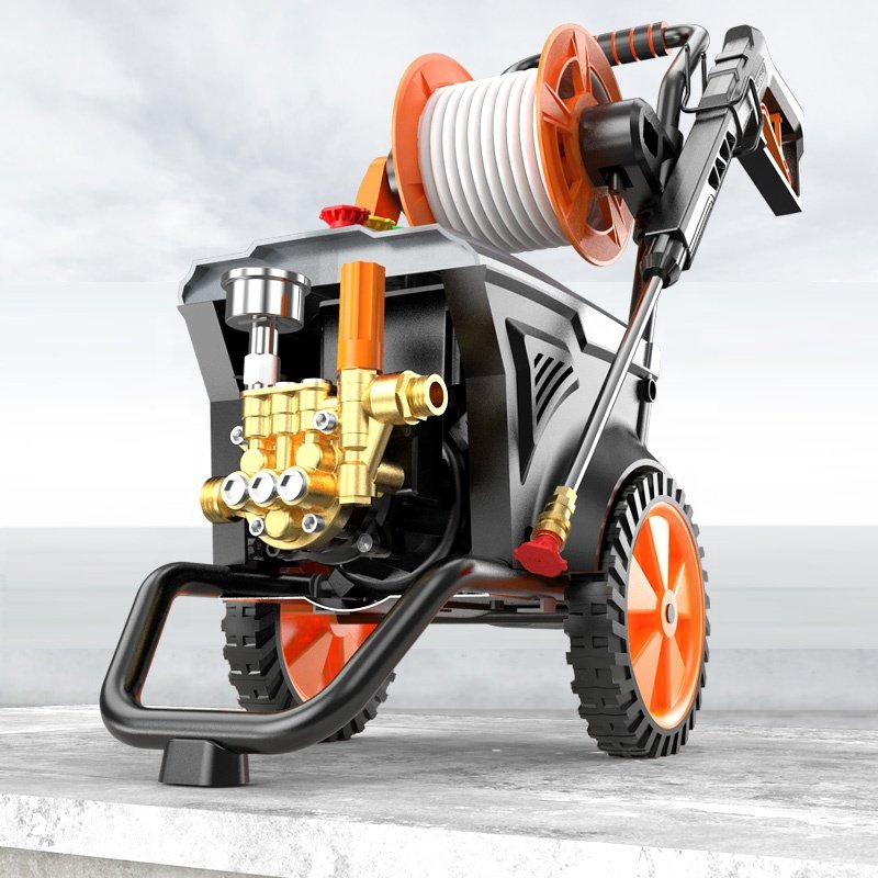 Car washer best high quality 200bar portable powerful home pressure washer car cleaning induction motor high pressure water pump