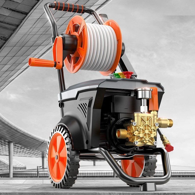 Car washer best high quality 200bar portable powerful home pressure washer car cleaning induction motor high pressure water pump