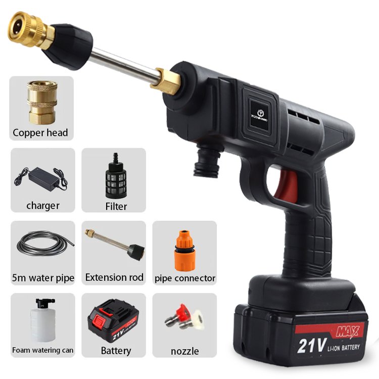 FSQ-5 Factory direct portable battery wireless cordless electric high pressure car washer