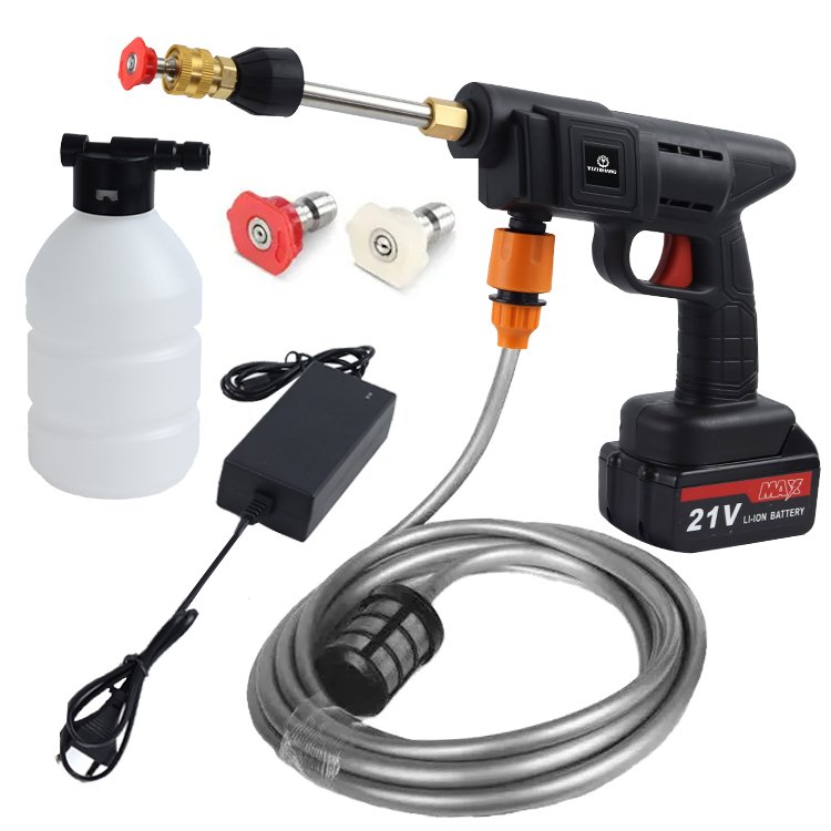 FSQ-5 Factory direct portable battery wireless cordless electric high pressure car washer