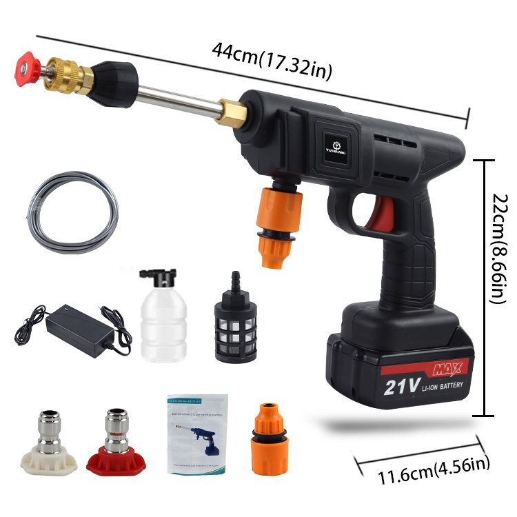 FSQ-5 Factory direct portable battery wireless cordless electric high pressure car washer