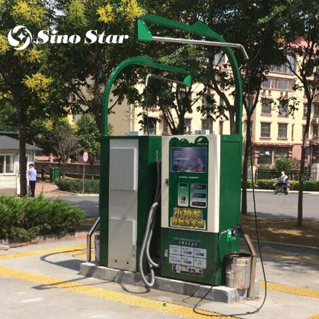 Small area occupied water jet coin operate electric car washing machine/self-service car washer in China