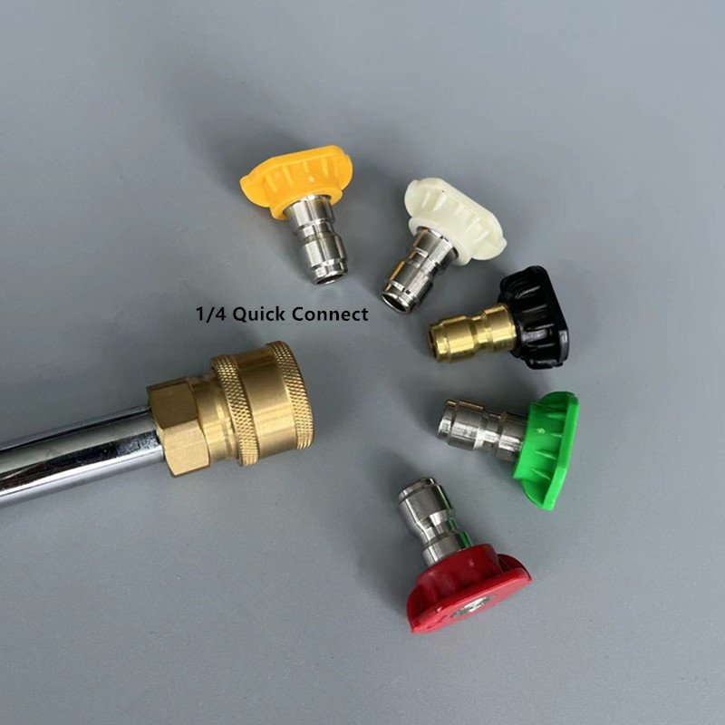 4000PSI High Pressure Washer Gun with Replacement Extension Wand 5 Nozzle Tips M22 Fitting car wash spray lance water gun