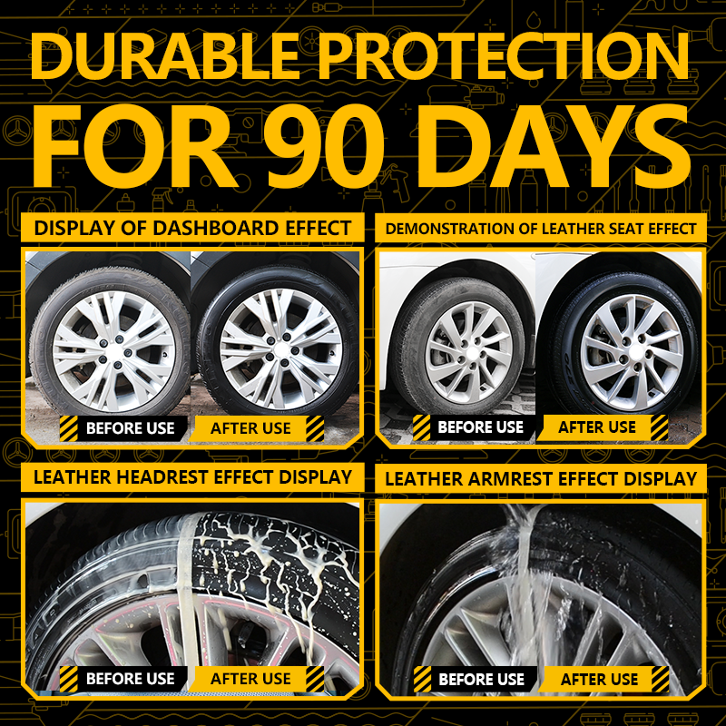 KD-024 Car Tire Shine Longest Lasting Ultra Gloss Custom and Water Proof Liquid High gloss tyre polish