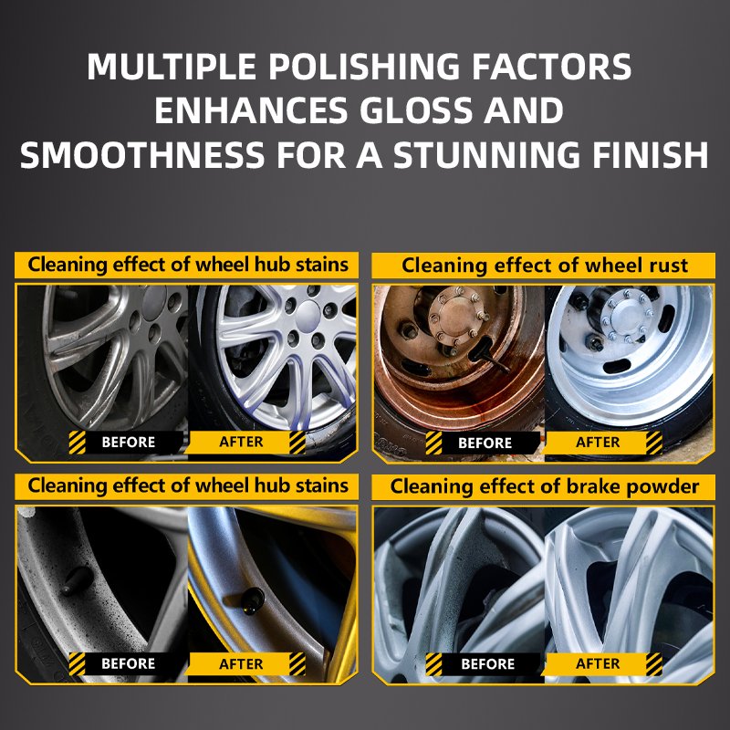 KD-038 Wheel Cleaning, Car Care Auto Detailing Spray Greasy And Dirty Cleaning Automatic Wheel Cleaner