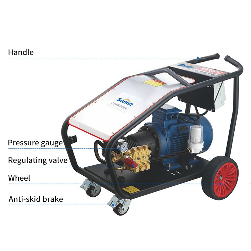 Sonlin High Quality Electric Commercial Pressure Washer 300 Bar 4350 PSI 10 KW Car Washer