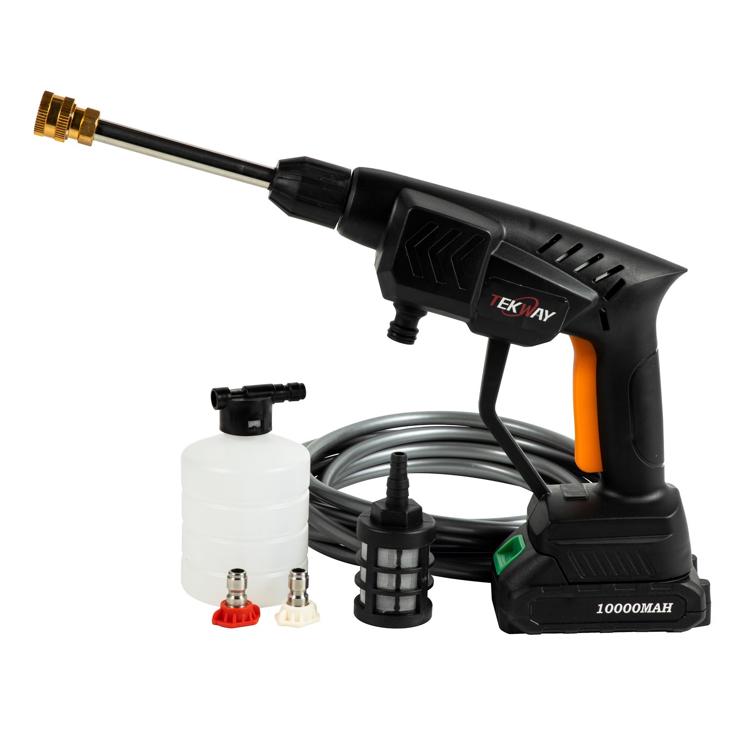 Tekway Car Cleaning Washing Wireless Car Care Equipment Rechargeable Portable Cordless Pressure Washers Gun Battery Car Washer