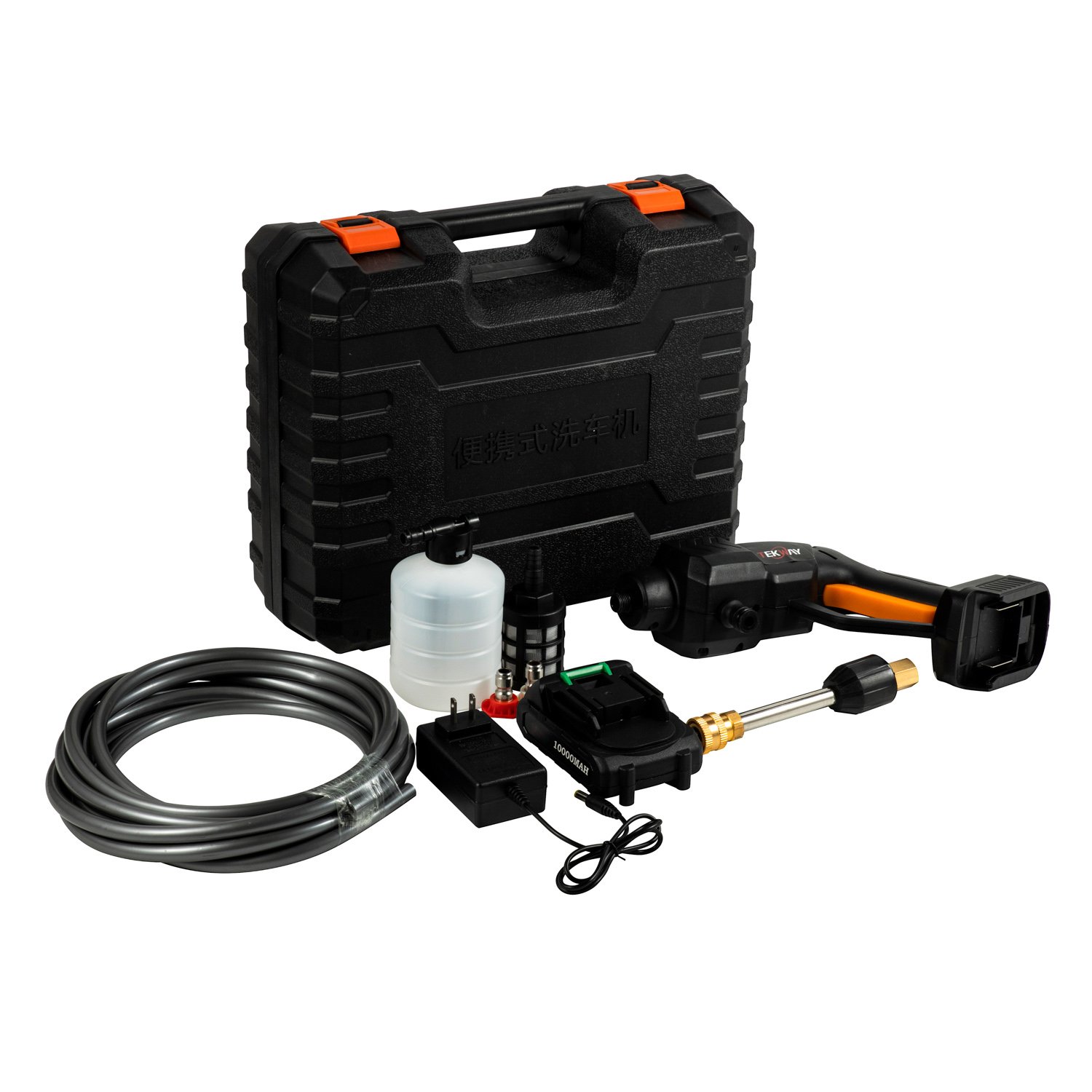 Tekway Car Cleaning Washing Wireless Car Care Equipment Rechargeable Portable Cordless Pressure Washers Gun Battery Car Washer