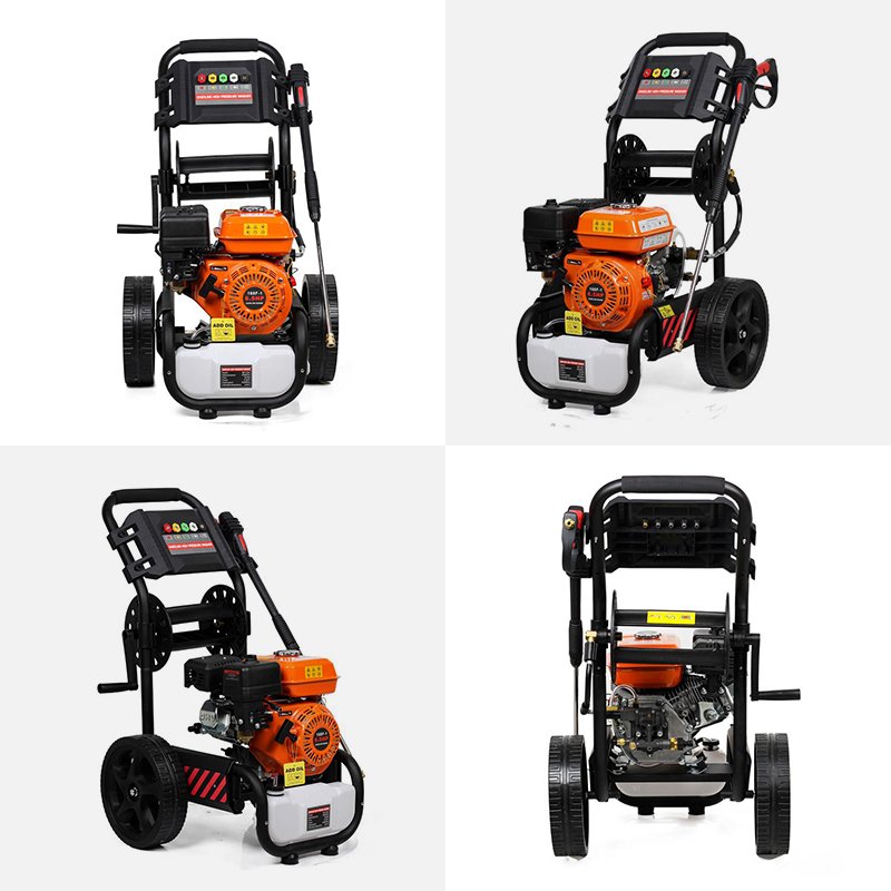 Bison Supplier 9Lpm 7Hp Car Washer 170Bar 2500Psi Low Fuel Consumption High Pressure Washer With Wheels