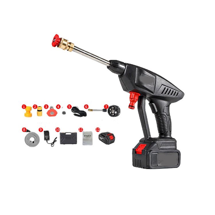 Car Washing Machine Water Spray Gun Car Wash Wireless Lithium Battery Portable High Pressure Car Washer