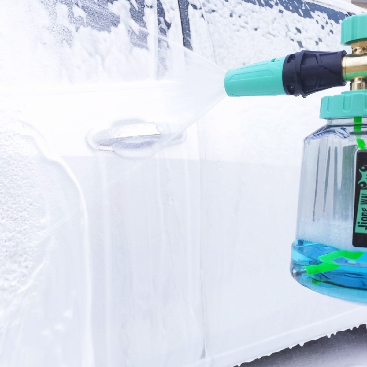 New Green high pressure washer foam spray gun cannon snow foam car clean lance for high pressure washer car washing