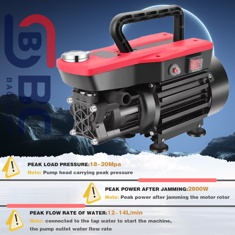 BC-053002 Multi functional electric portable high pressure car washer washing machine
