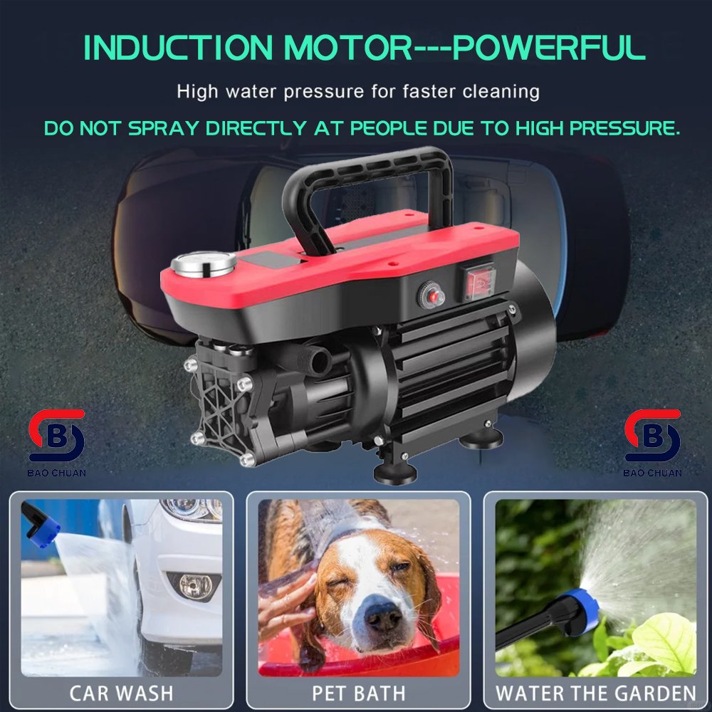 BC-053002 Multi functional electric portable high pressure car washer washing machine