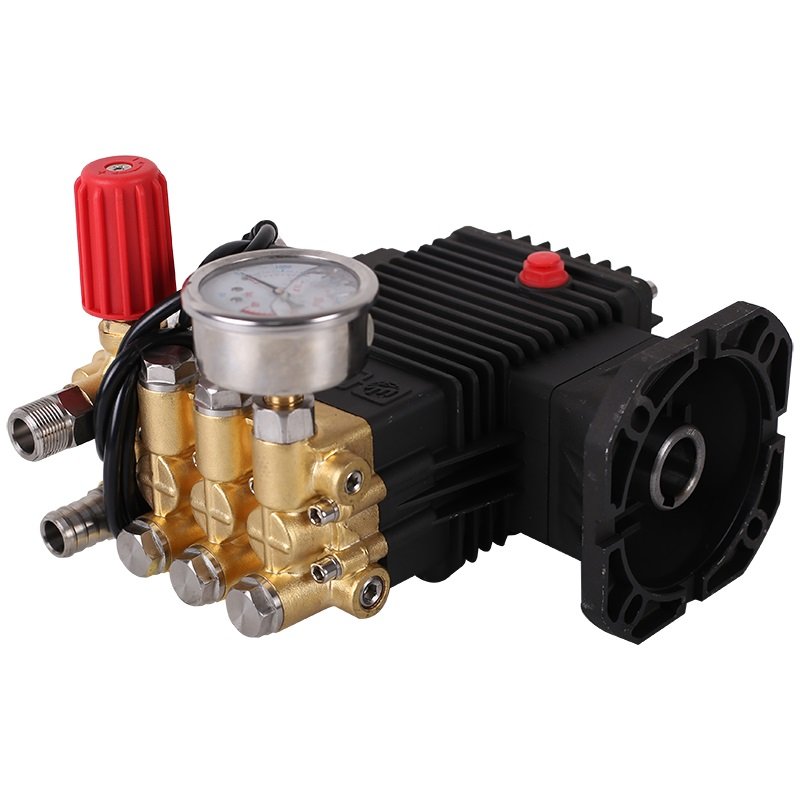 AR Pump Copper Brass Head Crankshaft Triplex Plunger Pump High Pressure Car Washer Pump Alloy Connection