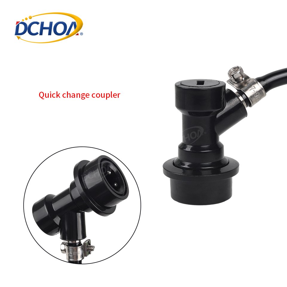 Dchoa Wholesale plastic 9m flexible hose spring tube High Pressure Car Wash Water Nozzle Spray Gun