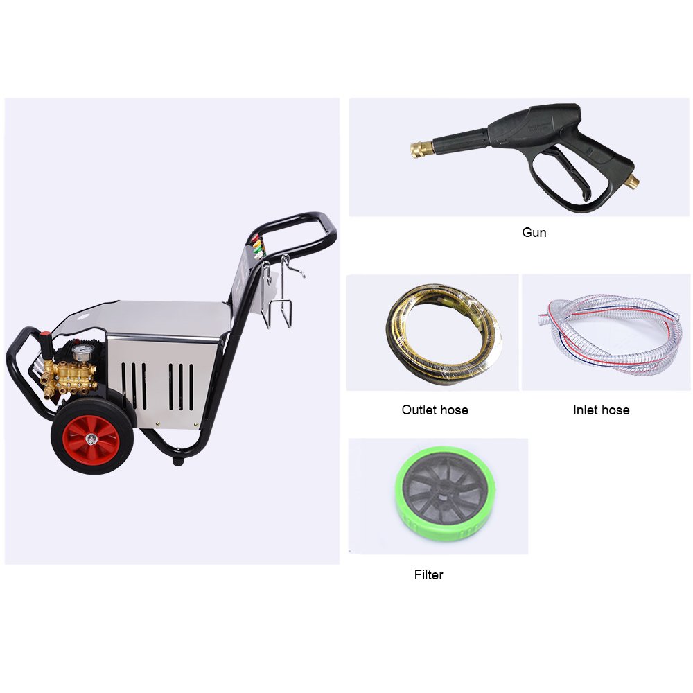 Electric 3000W industrial car washer | Commercial high-pressure washer | Manufacturer