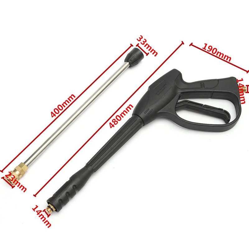 4000 PSI Pressure Washer Gun 1/4" Quick Connect Outlet for High Pressure Foam Cannon Car Wash