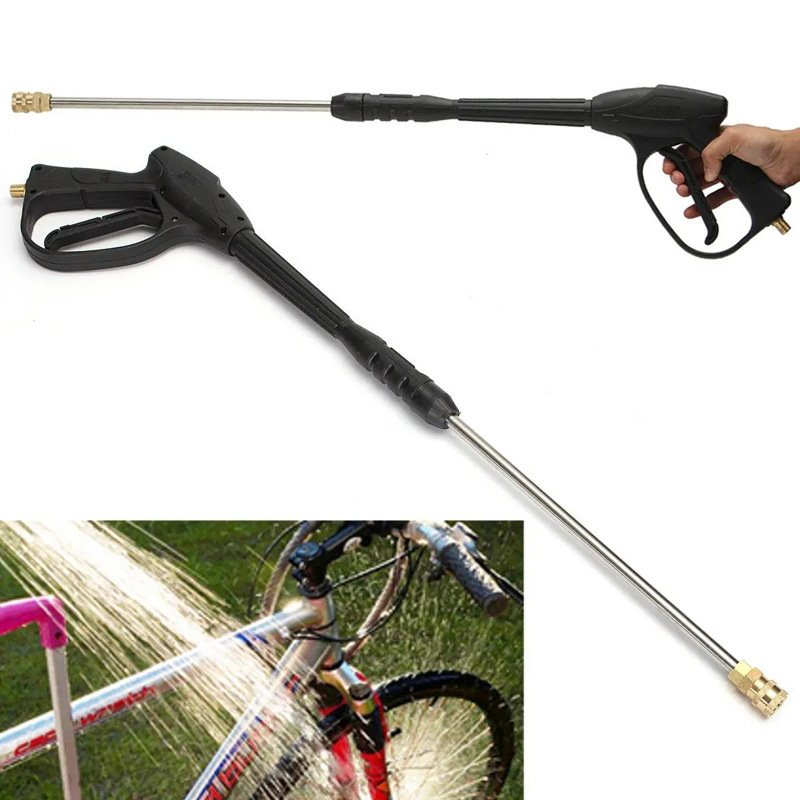 4000 PSI Pressure Washer Gun 1/4" Quick Connect Outlet for High Pressure Foam Cannon Car Wash