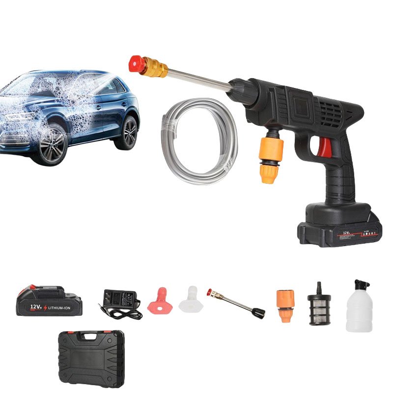 2024 New Lithium Battery Cordless Car Washer Wireless Car Wash Gun Portable Car Pressure Washer Machine
