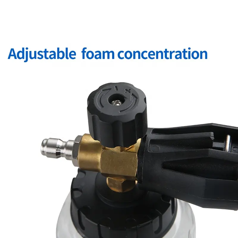 Snow Foam Cannon Lance With 1/4 Inch Quick Connector 1 Liter Bottle