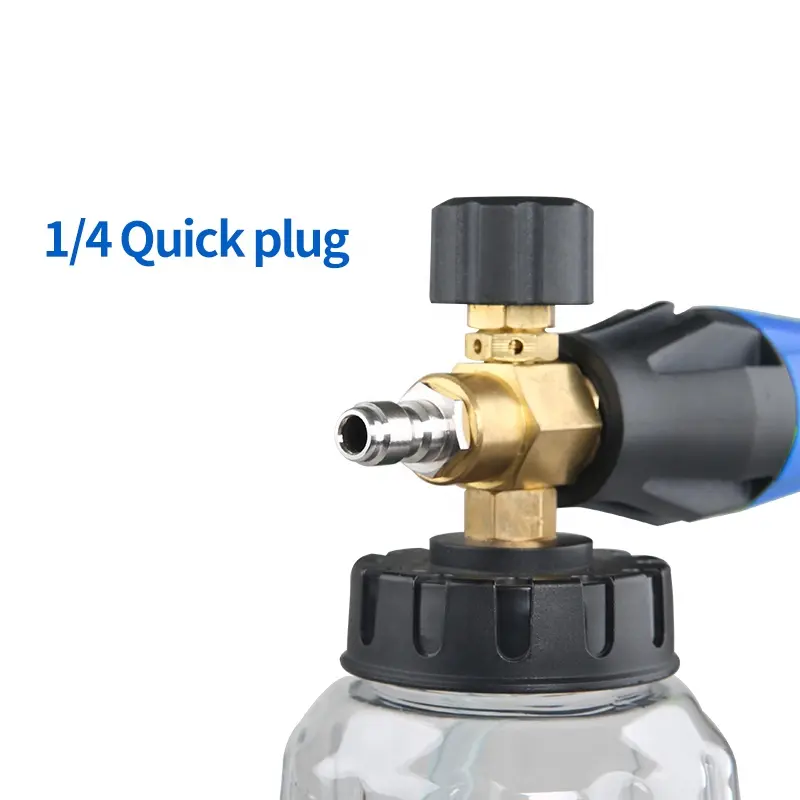 Snow Foam Cannon Lance With 1/4 Inch Quick Connector 1 Liter Bottle