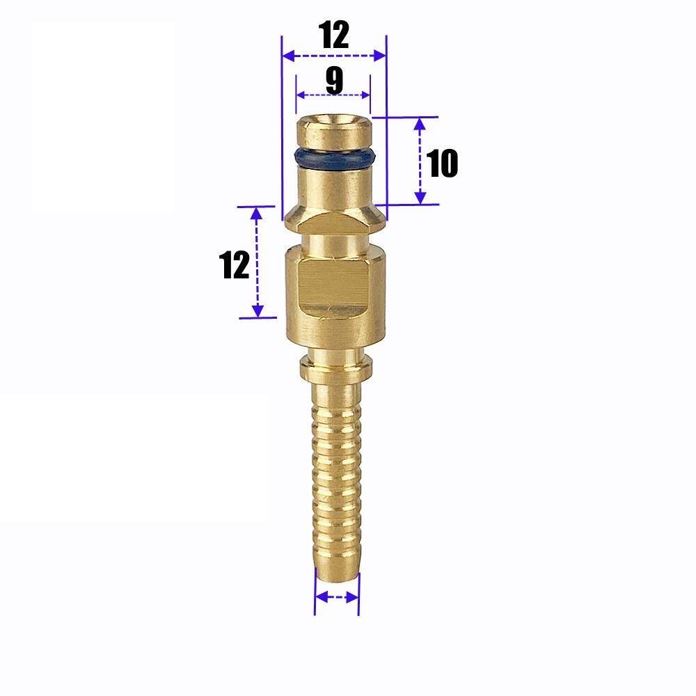 NBT High Pressure Car Washer Parts Quick Connect Brass High Pressure Hose Fittings For Karcher
