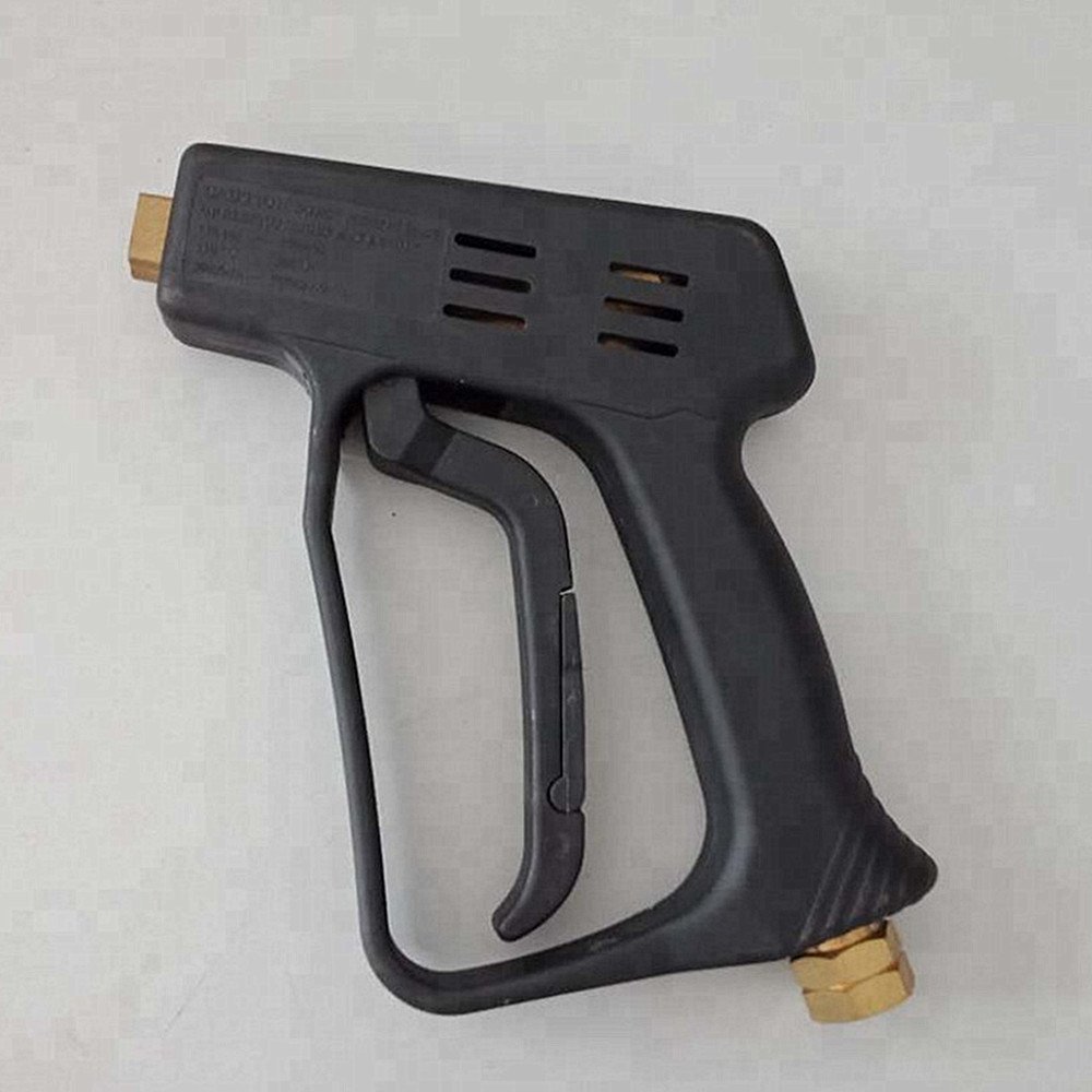 High Pressure Washer Short Gun 4500PSI, Car Washer Gun with 5 Nozzles and M22 Brass Coupler for Pressure Power Washer